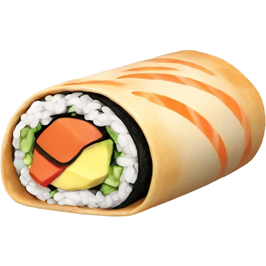 sushi burrito emoji