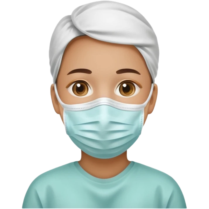 medical mask face emoji