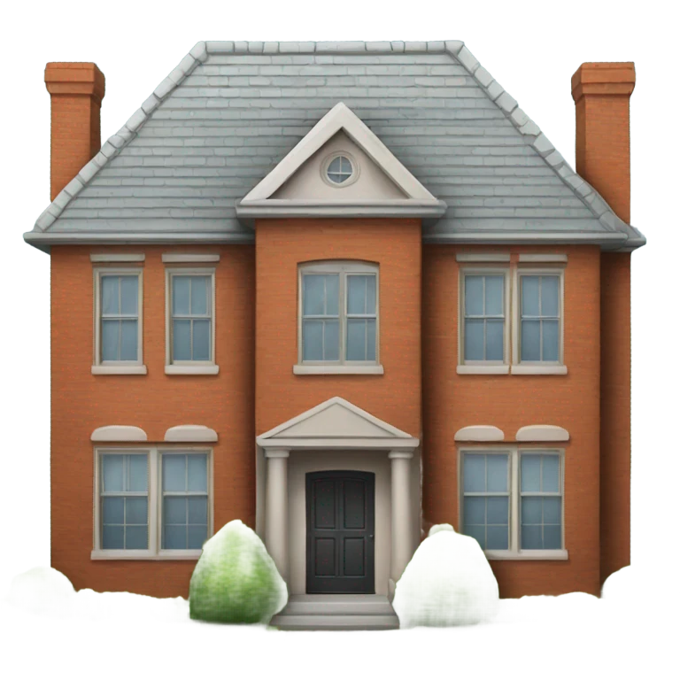 Large brick home emoji