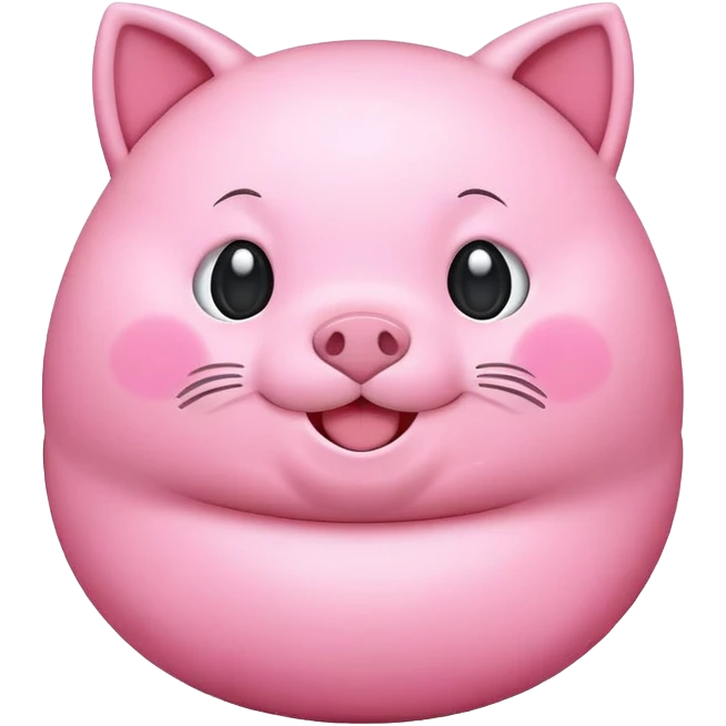 piggy cat emoji