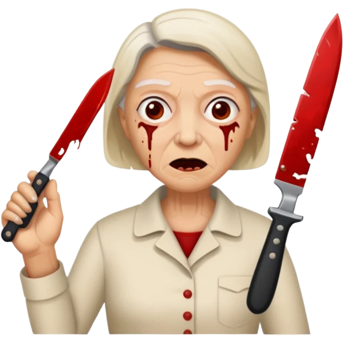 oma die vermoord wordt door opa emoji