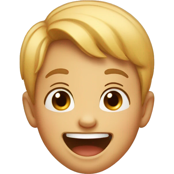 Little kid laughing emoji