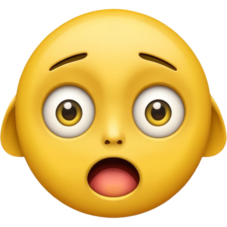 Terrified iPhone Emoji emoji