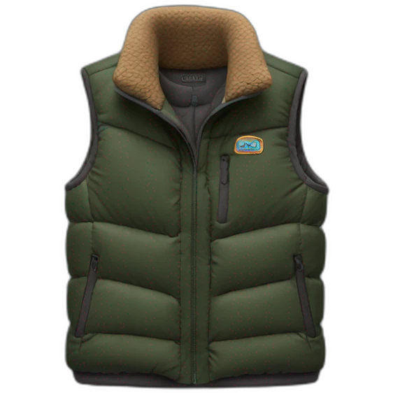dark patagonia gilet emoji