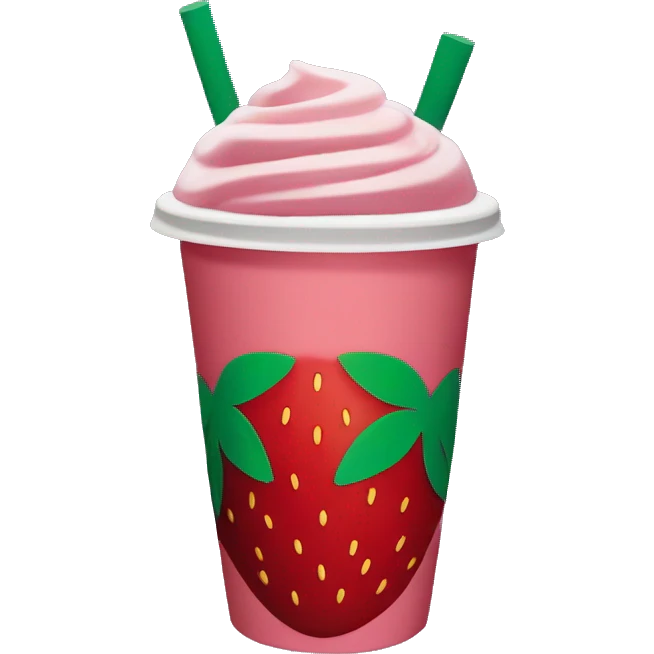 starbucks strawberry açaí refresher  emoji