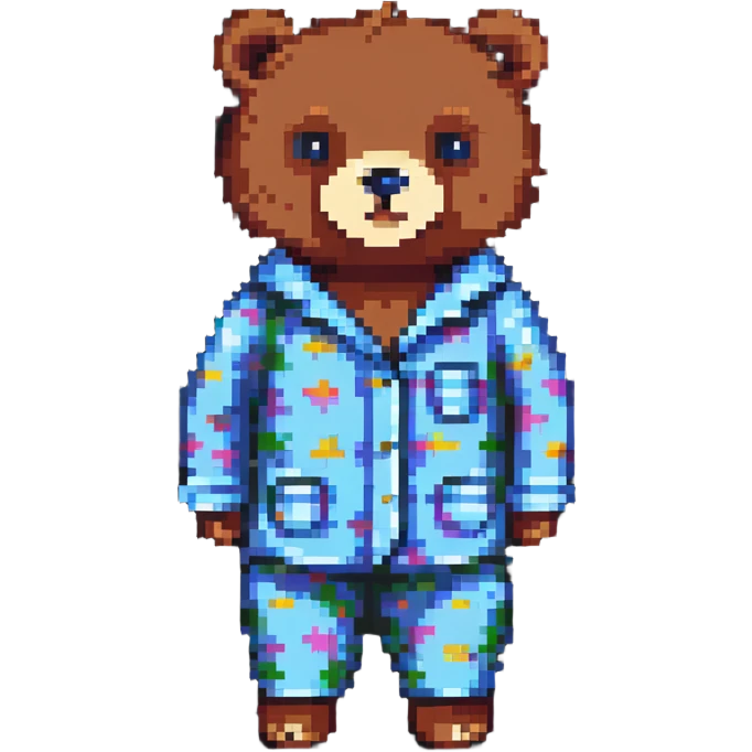 bear in pajamas emoji