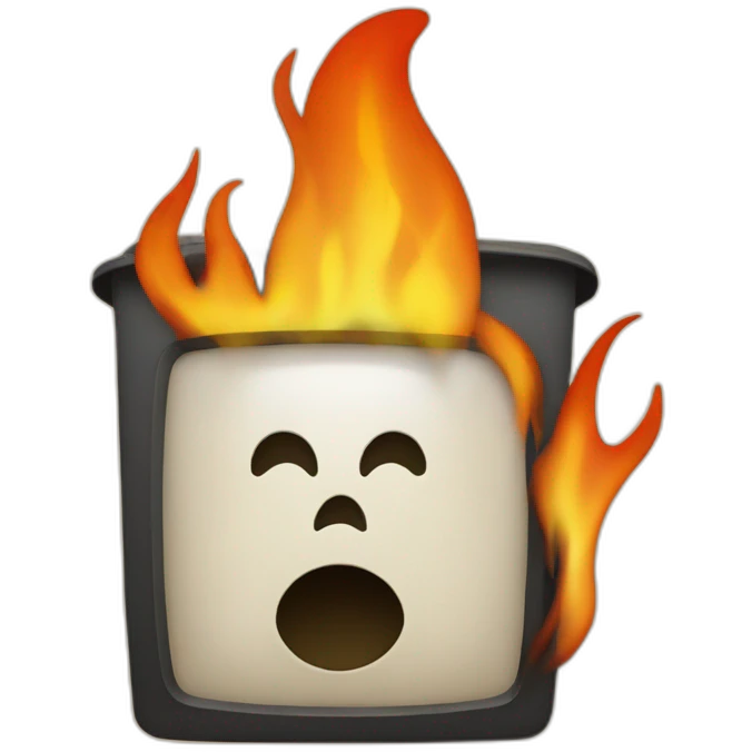 the letters ttv with flames emoji