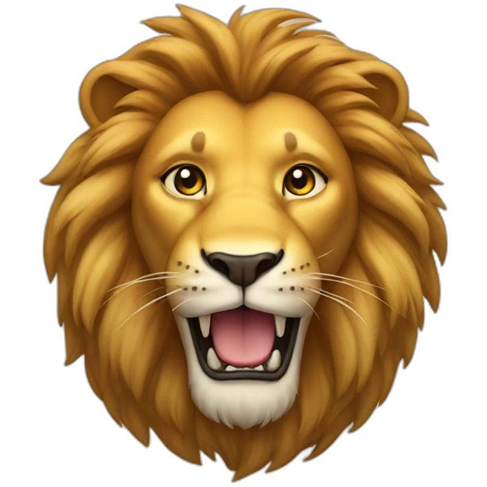 proud lion emoji
