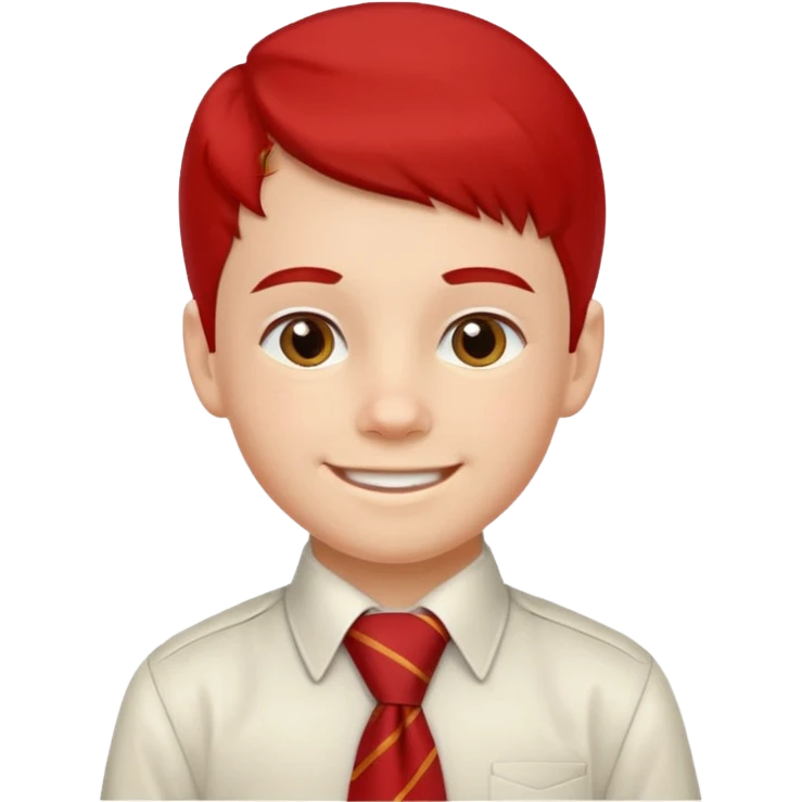 Советский школьник в пионерском галстуке  emoji