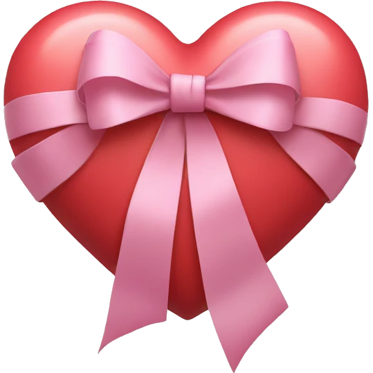 heart with bow on top emoji