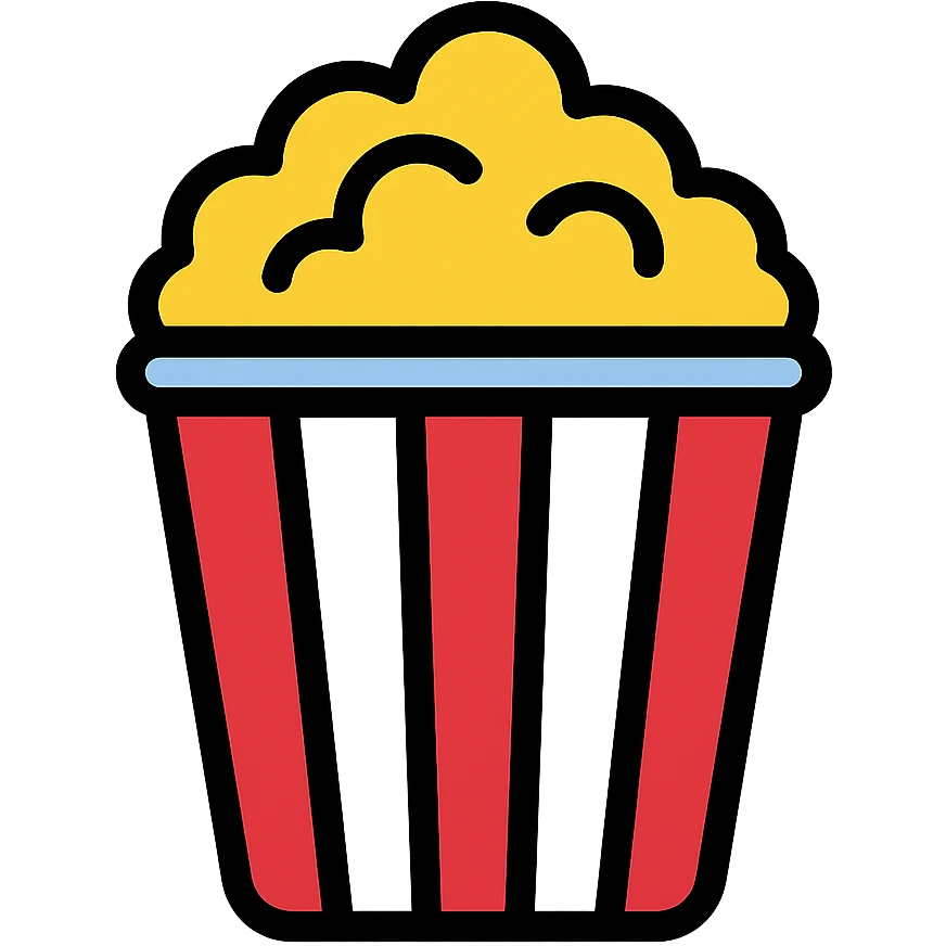 popcorn emoji style modern icon emoji