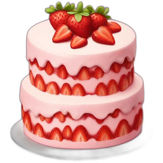 StrawBerry Cake emoji