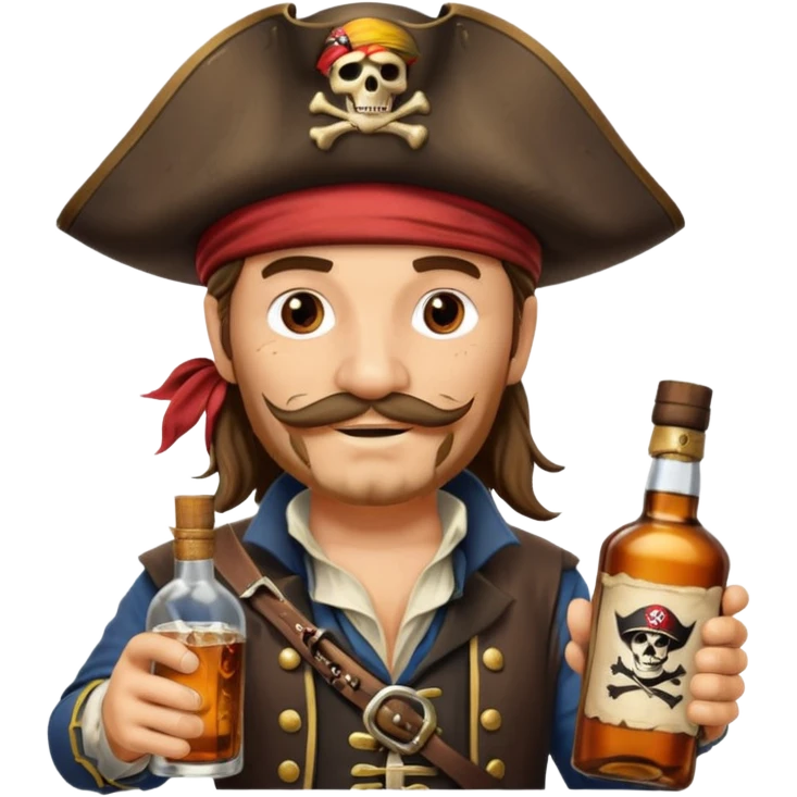 Captain Morgan pirate emoji