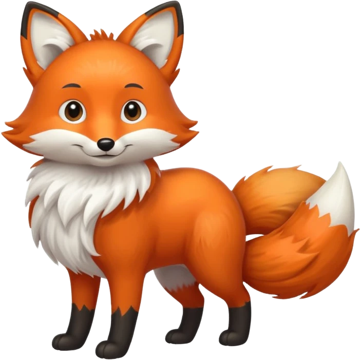 big fox tail emoji