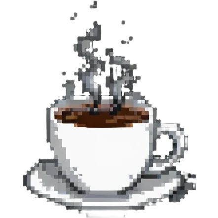 hot coffee with steam rising emoji