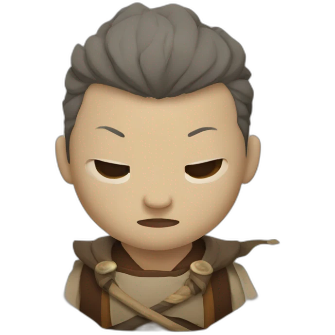 appa avatar the last airbender with grey arrow on forehead emoji
