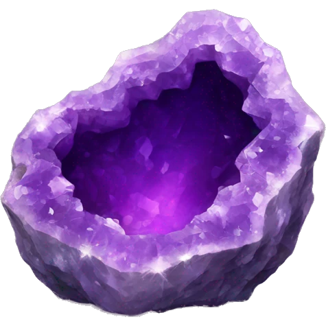 amethyst geode emoji