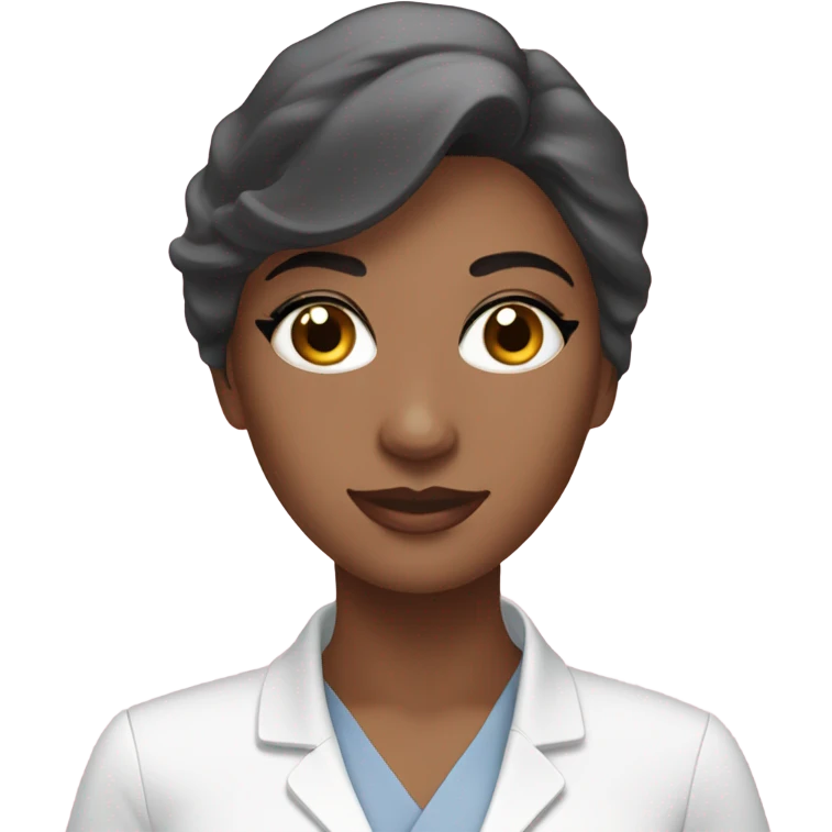 Esthetician white girl brunette  emoji