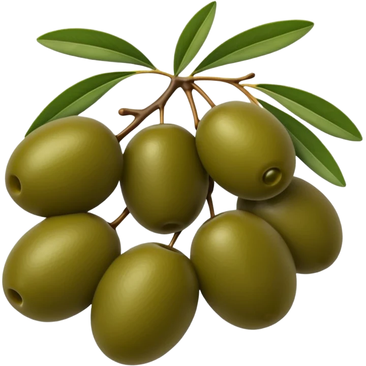 dark green olives emoji