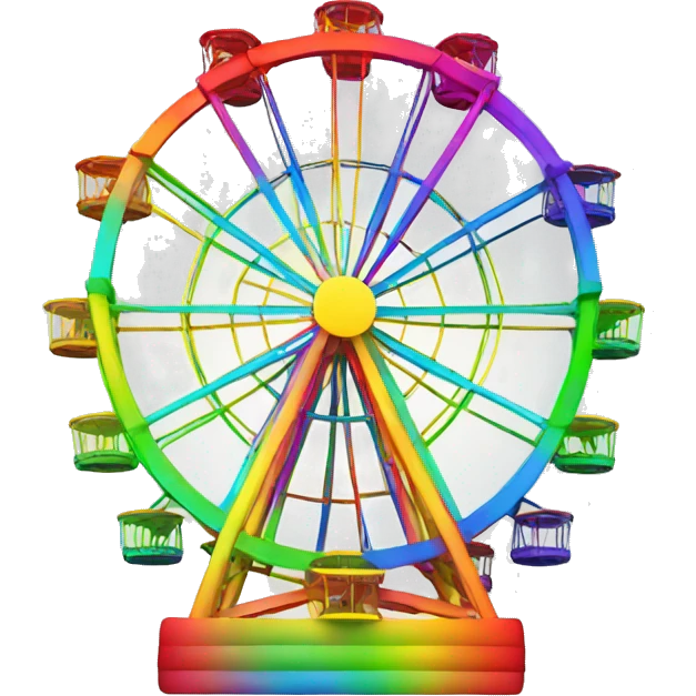 rainbow ferris wheel emoji