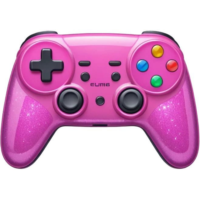 glitter pink control game emoji