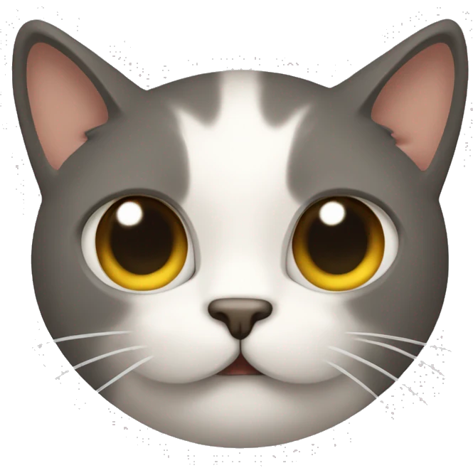 Gato con moño emoji