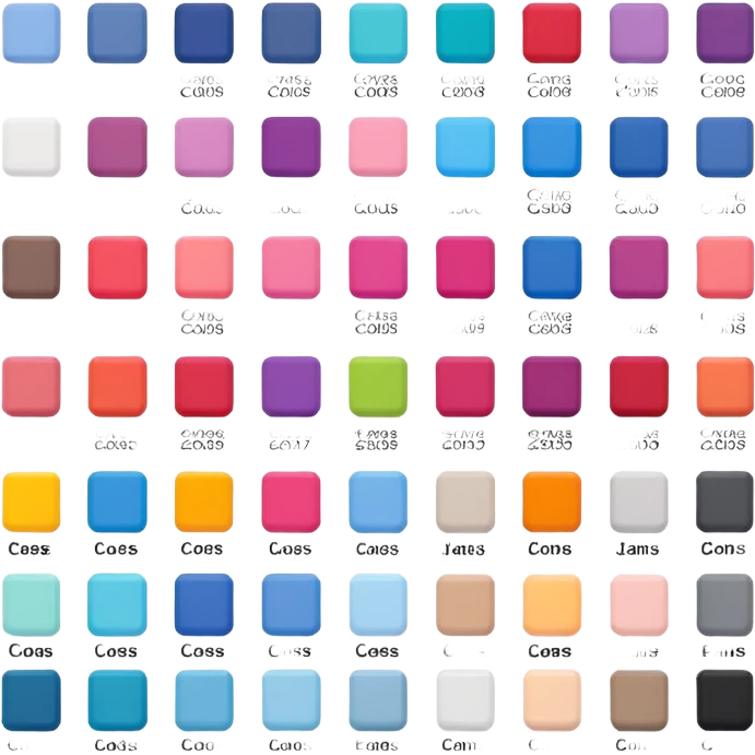 pantone color palete sample  emoji