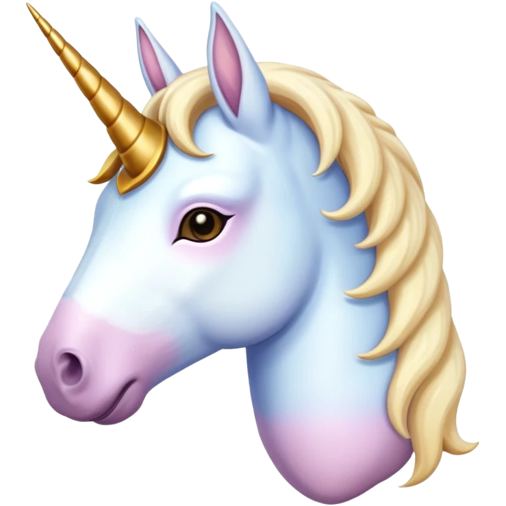Unicorn with a peanut emoji