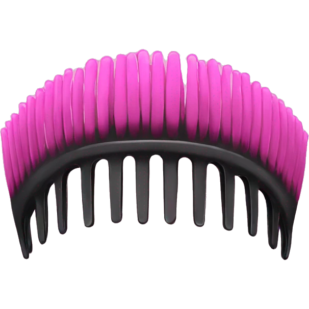Pink comb emoji