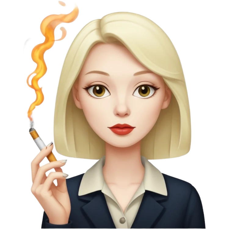 femme qui fume emoji