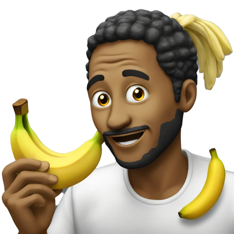 ladro che mangia una banana emoji