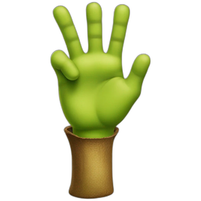shrek finger emoji