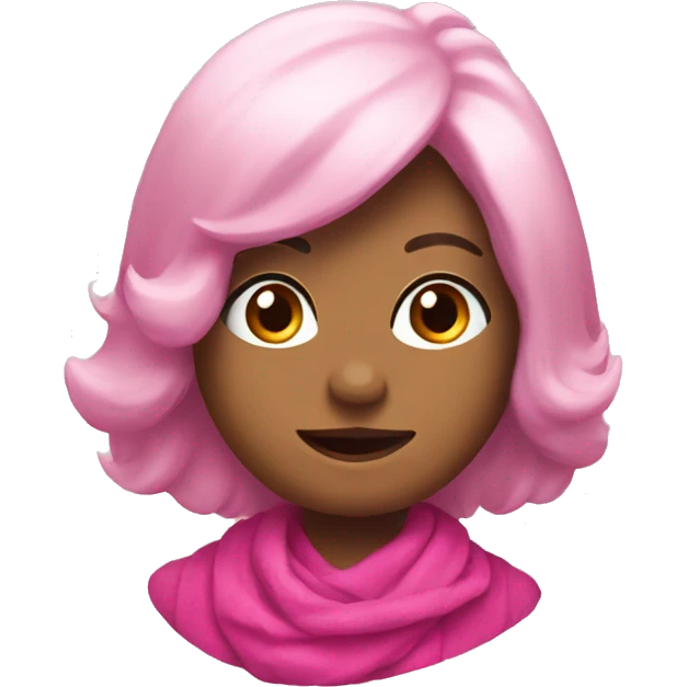 Pink trei for christmas emoji