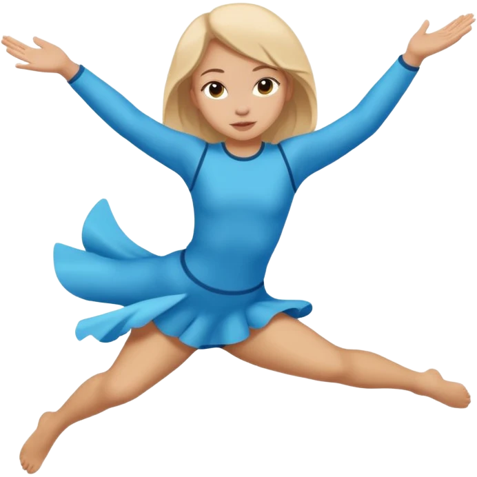 girl doing aerial silhouette  emoji