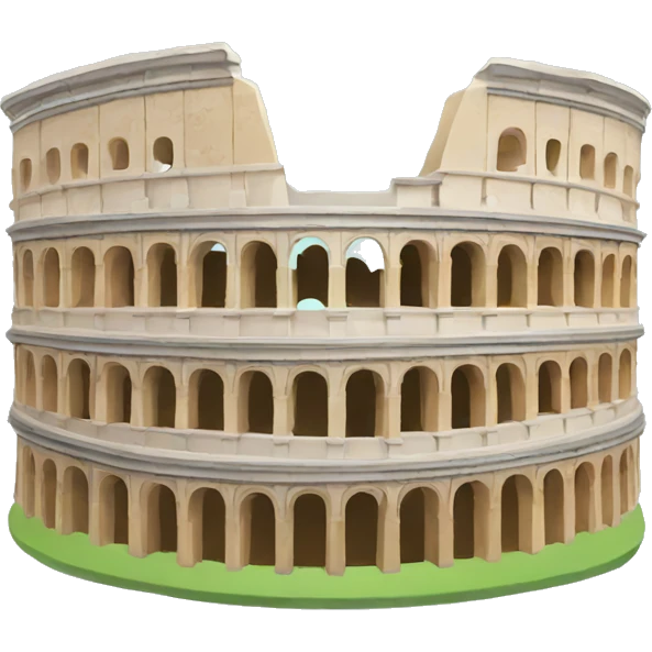 Cartoon Colosseum emoji