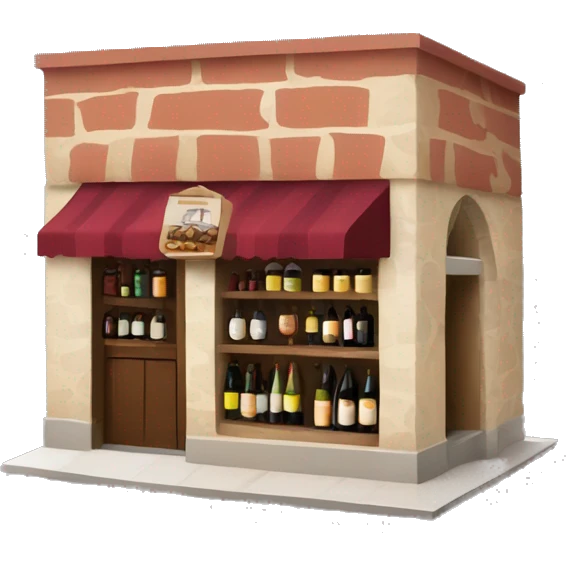 Logo wine store Héraclès emoji