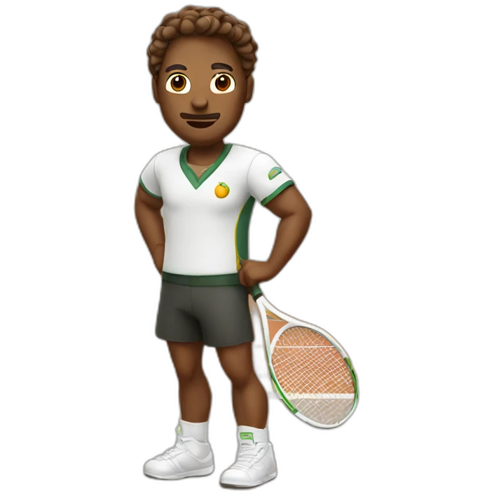 💩 in tennis uniform emoji