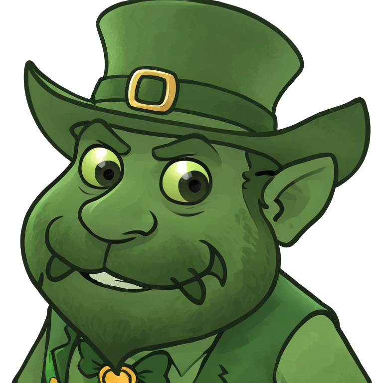 Dwarf curmudgeon leprechaun  emoji