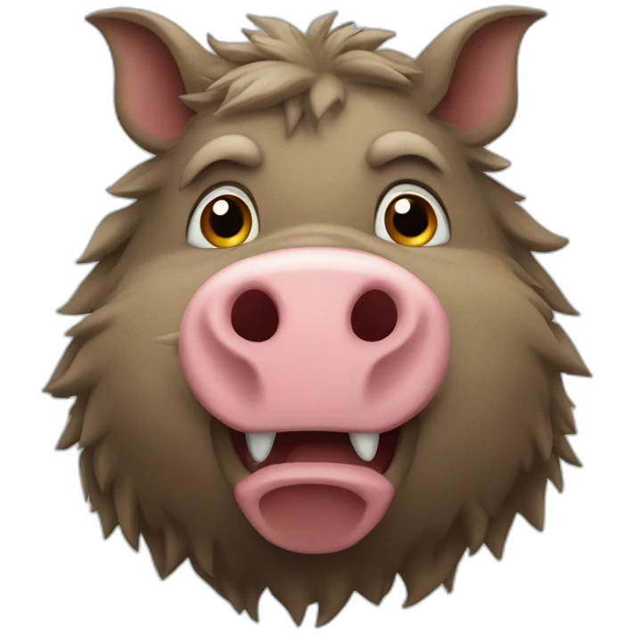 funnny boar emoji