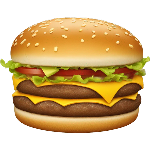 McDonald’s burger emoji
