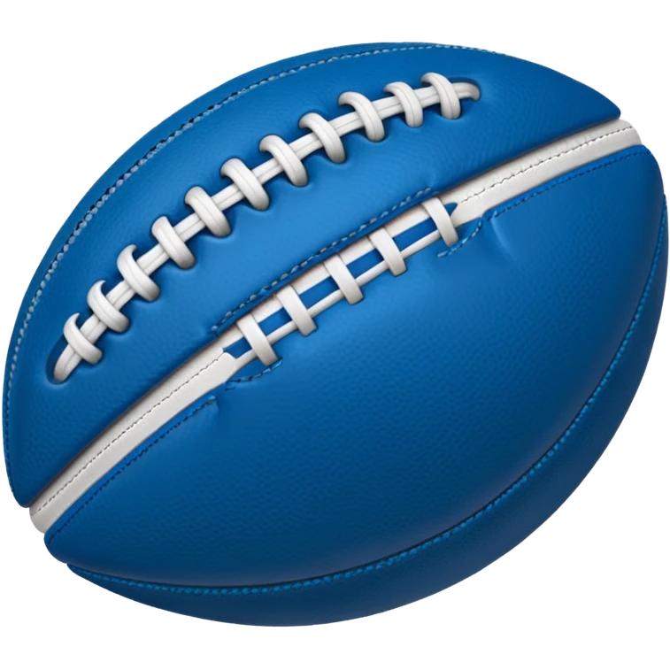 blue football ball emoji