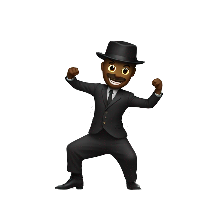Un noir qui danse emoji