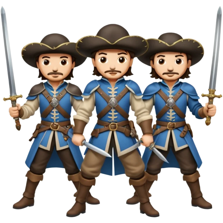 3 musketeers emoji