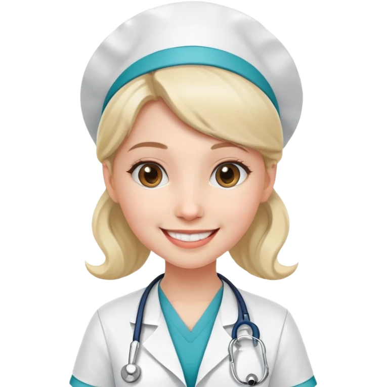 girly nurse  emoji