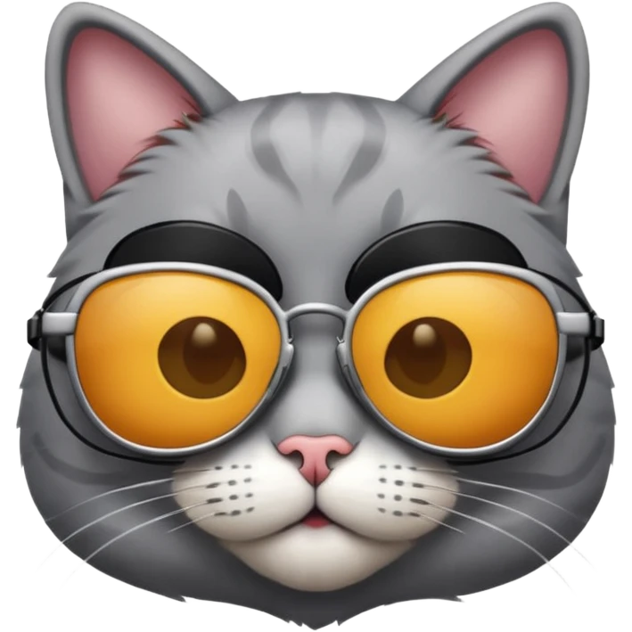 Cat wearing sunglasses emoji