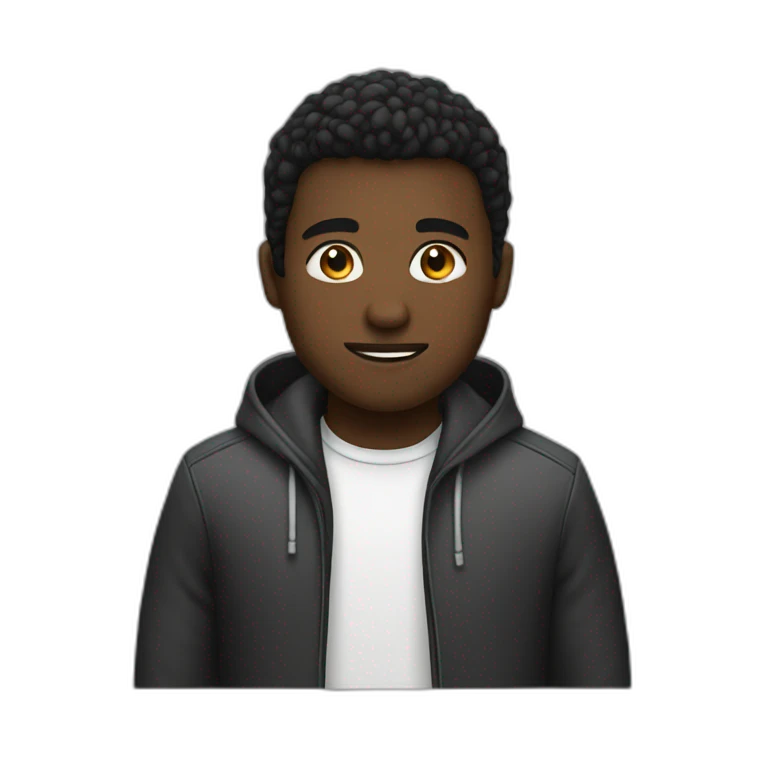 negro y blanco emoji