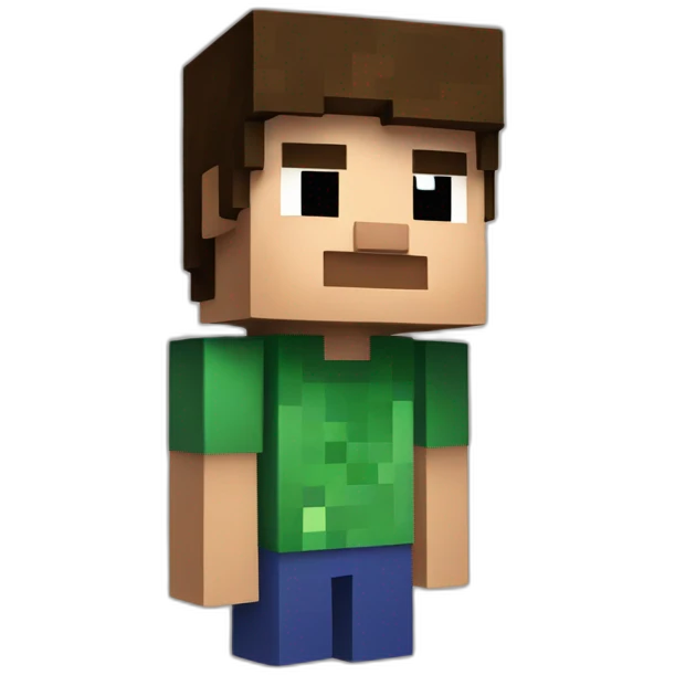 Minecraft steve emoji