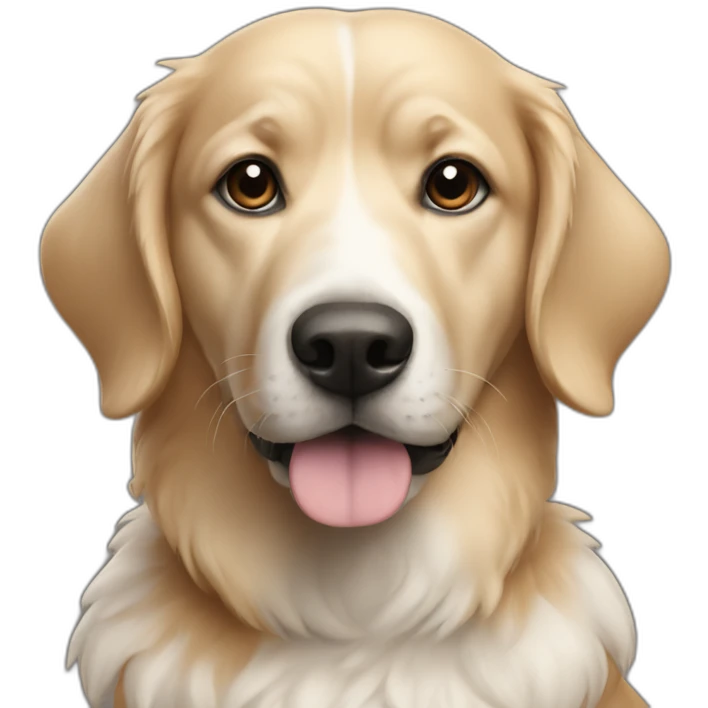 Dog with a Gladis emoji