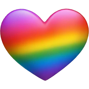 rainbow heart emoji