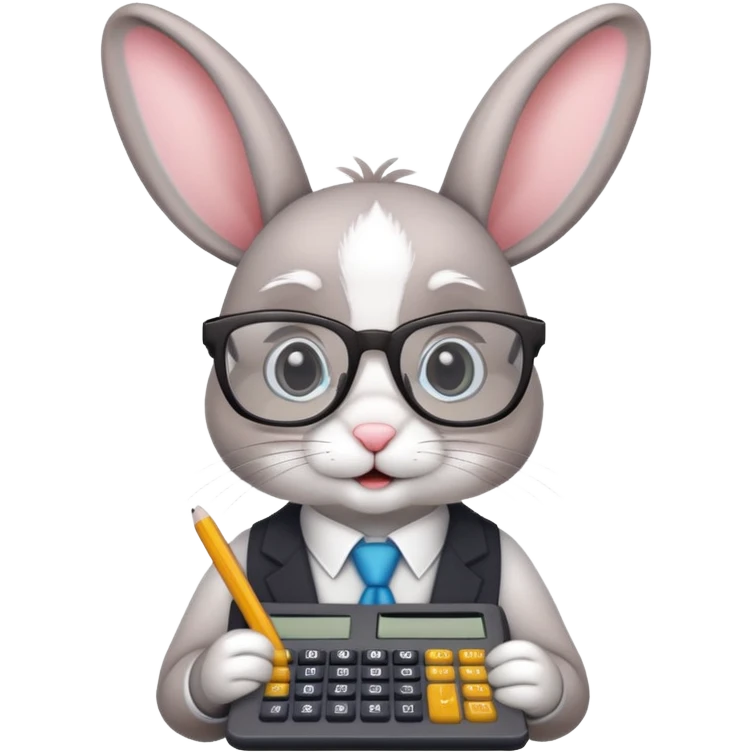 Зайка бухгалтер emoji